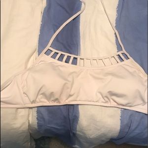 Mossimo White Bikini Top